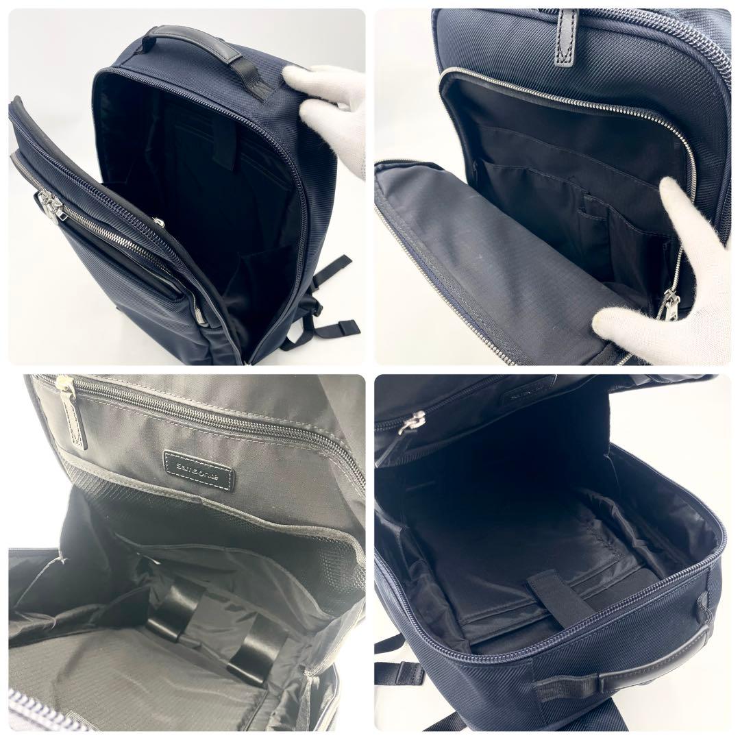 【未使用級】サムソナイト JET BIZ バックパック ビジネス ネイビー大容量