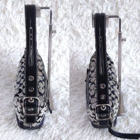 バッグ COACH Shoulder bag Signature black