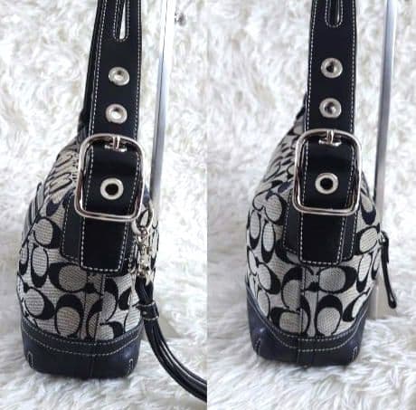 バッグ COACH Shoulder bag Signature black