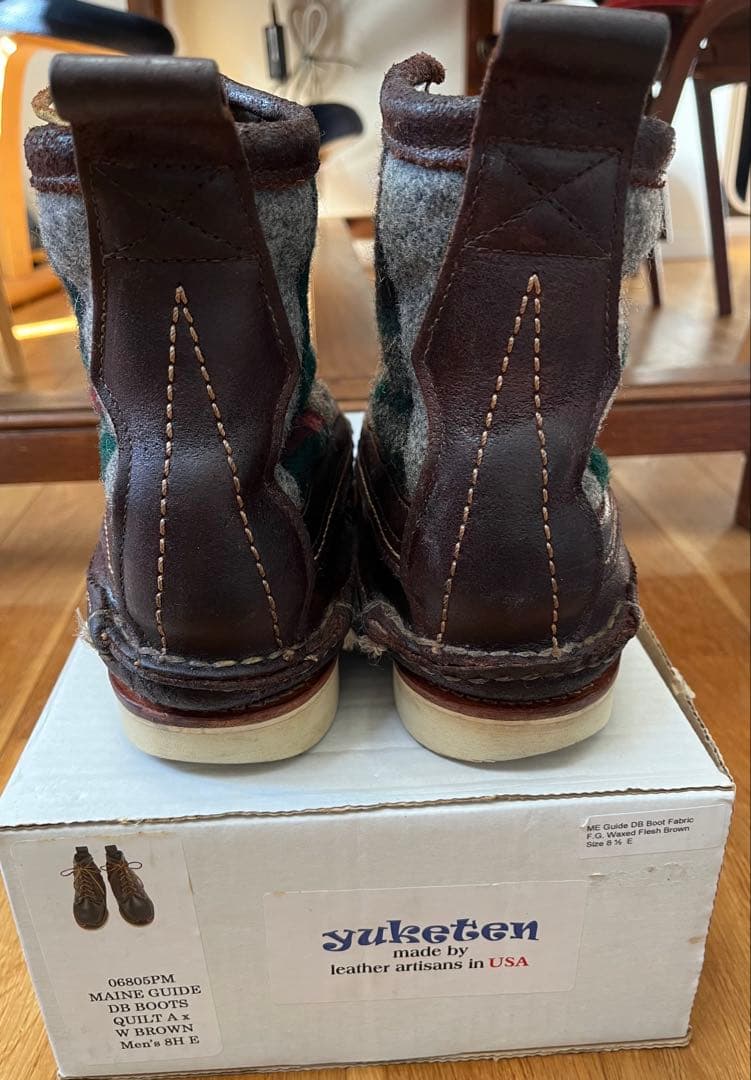 ユケテン モカシンブーツyuketen MAINE GUIDE DB BOOTS