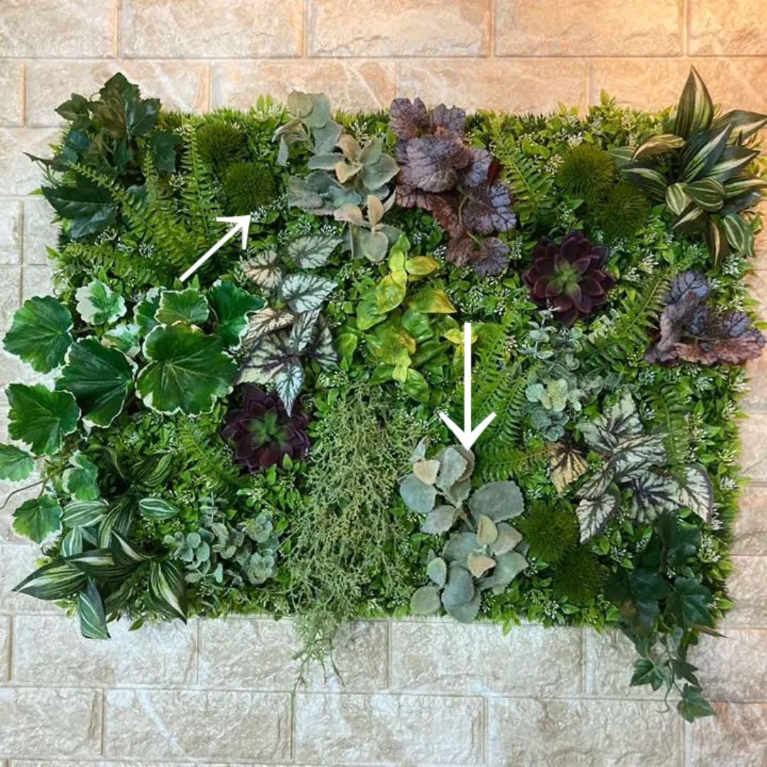 光触媒　人工観葉植物　ウォールグリーン　造花　インテリア　サンプル集6666