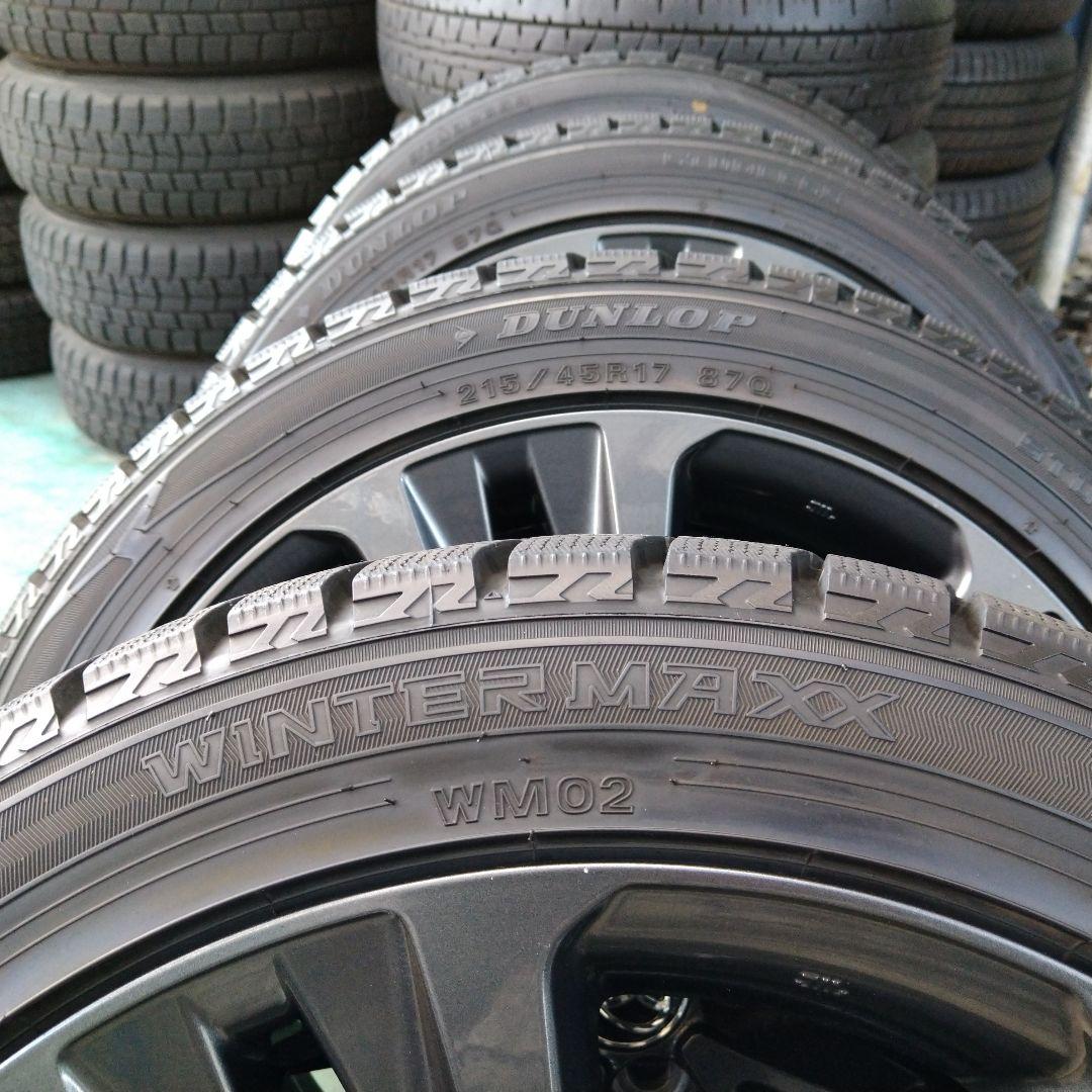 ★カローラツーリング アルミホイール 215/45R17ダンロップWM02 4本