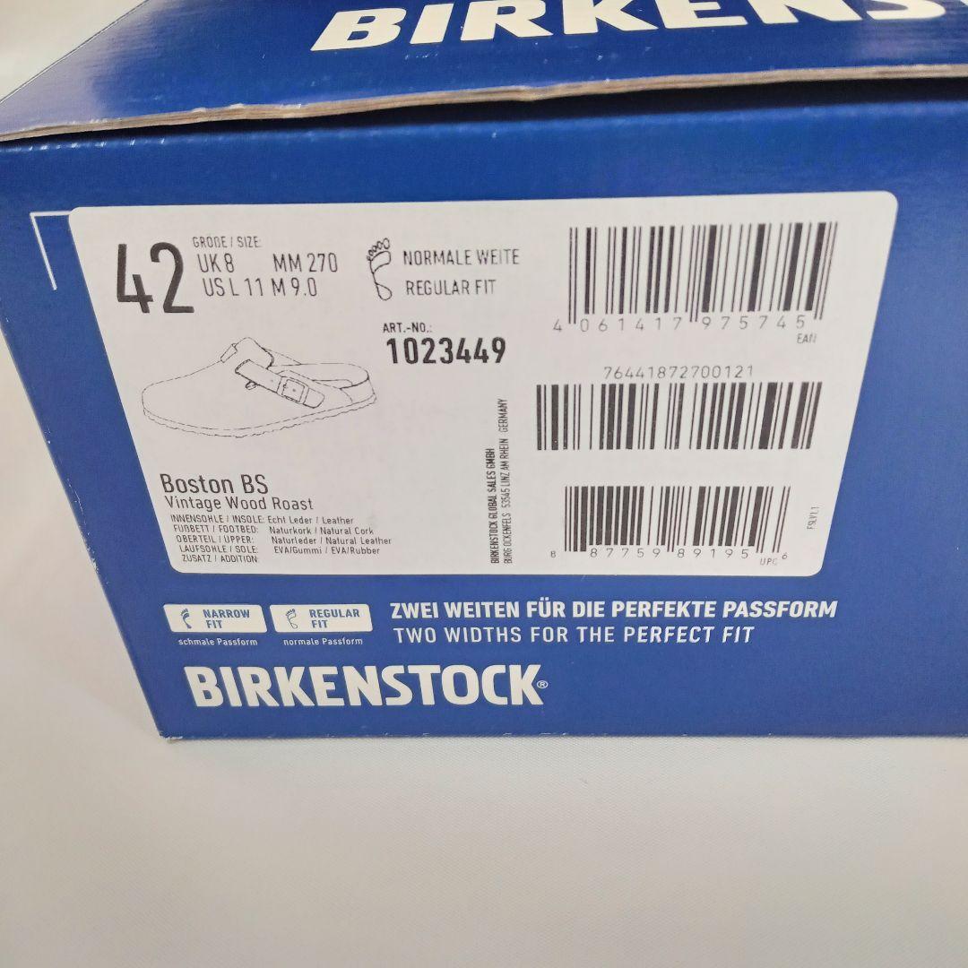美品【ビルケンシュトック ボストン 】EU42 / JP27cm（レギュラー巾）