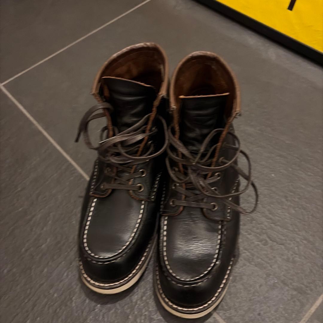レッドウイング　redwing 8849 6インチモック　ブラック　8/26cm