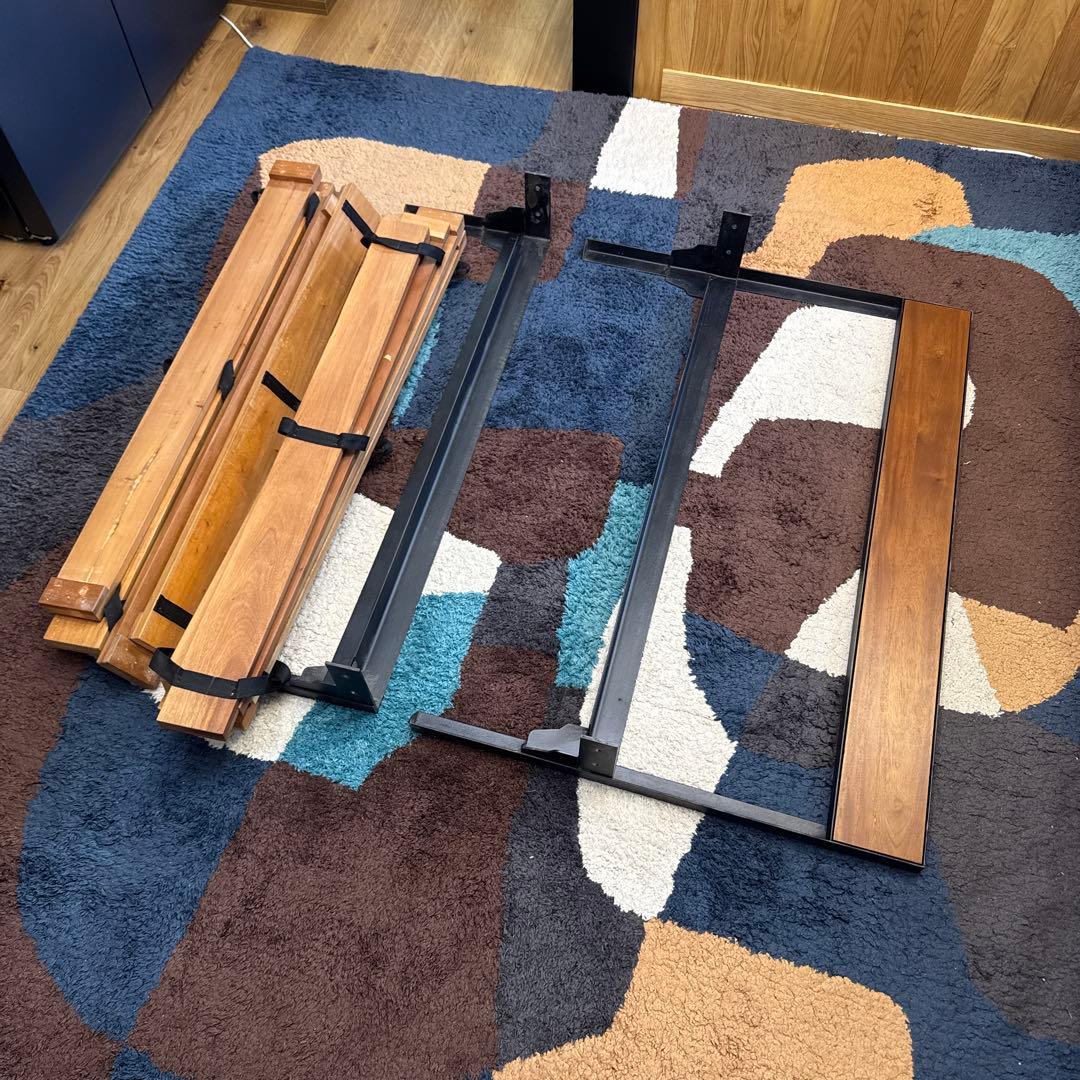 unico LUMBER シングル ベッドフレーム 廃盤美品