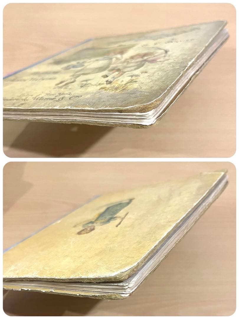 No.203 希少 古書 洋書 絵本 アンティーク ビクトリアン 童謡 児童書