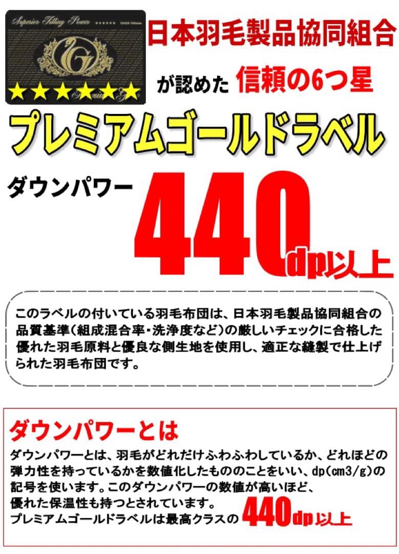 羽毛布団 セミダブル ハンガリー産ホワイトマザーダック 超長綿 二層 生成り