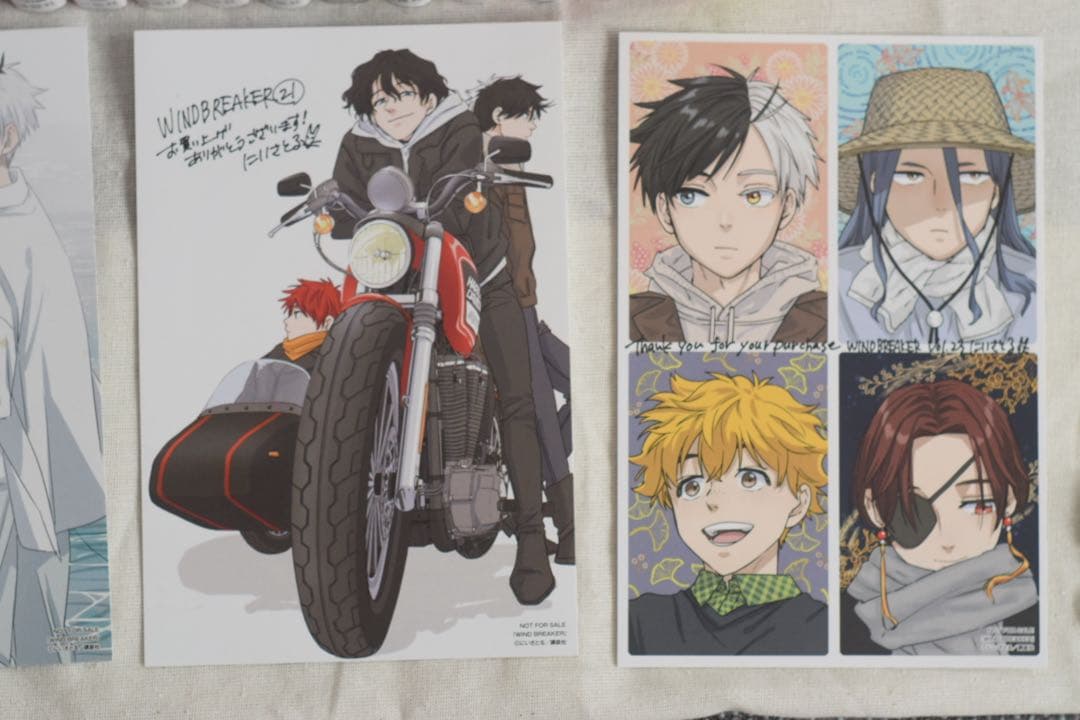 WIND BREAKER1~23(未開封アリ)公式キャラクターブック㊙︎ノート特典