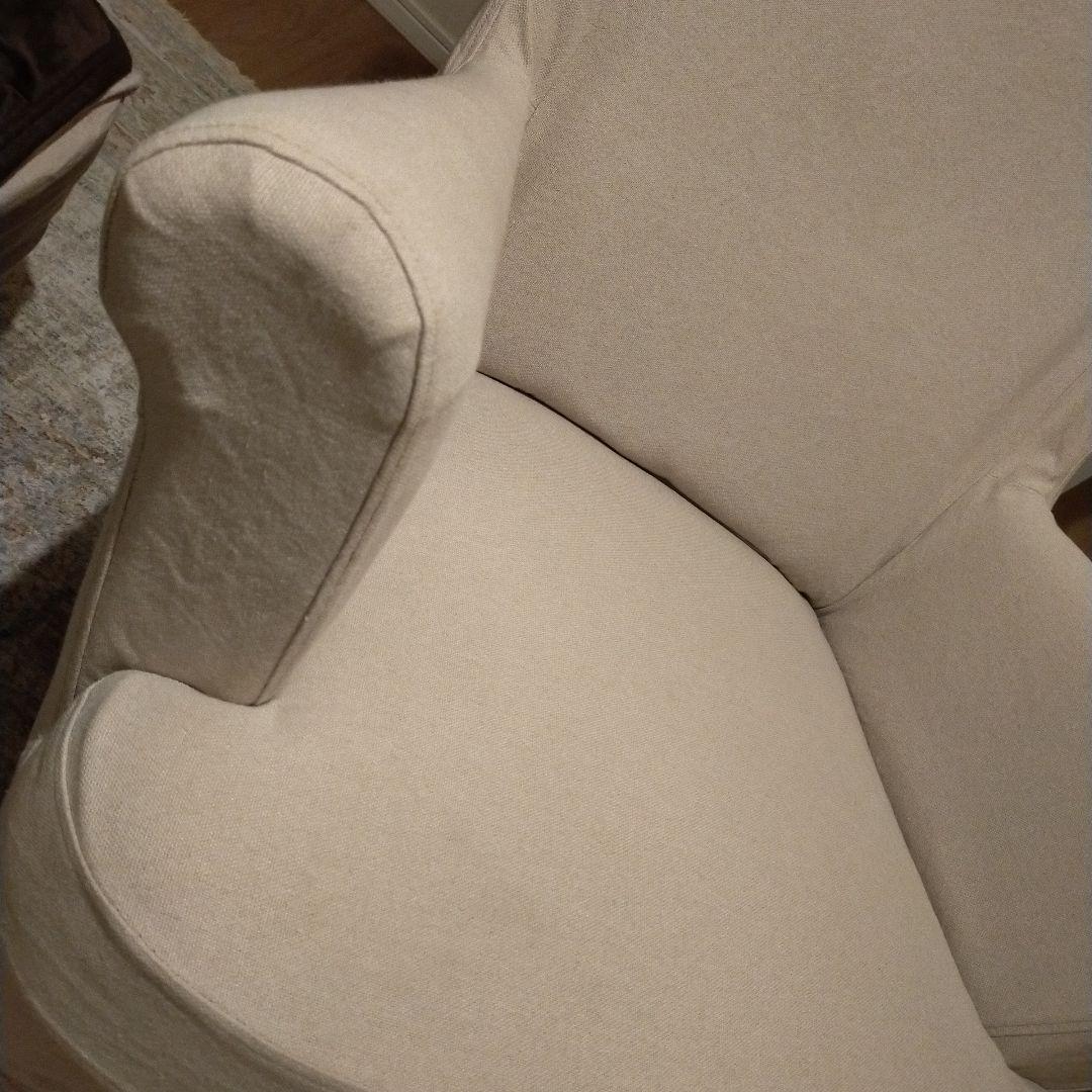 【美品】IKEA ストランドモン イエロー ウィングチェア スキフテボー