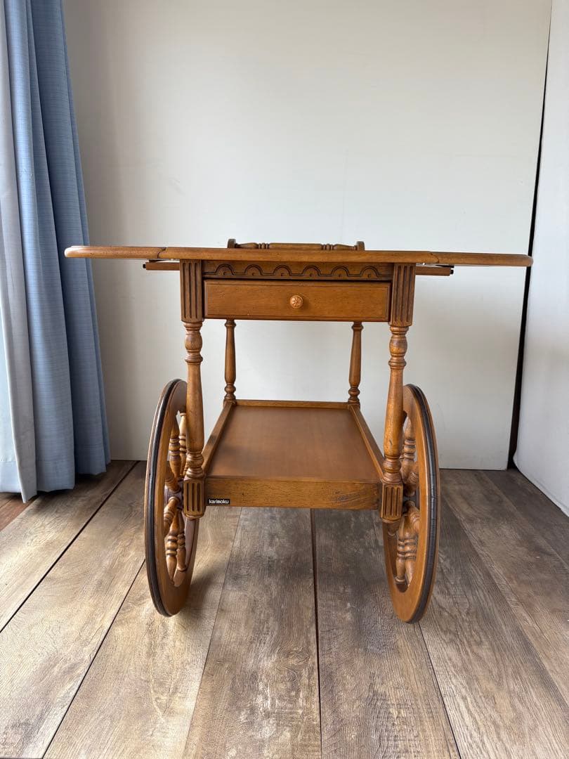 カリモク　バタフライ　ワゴン　トロリーワゴン　ヴィンテージ