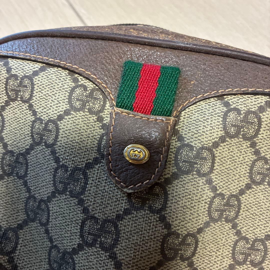 オールドGucci GGパターン ショルダーバッグ