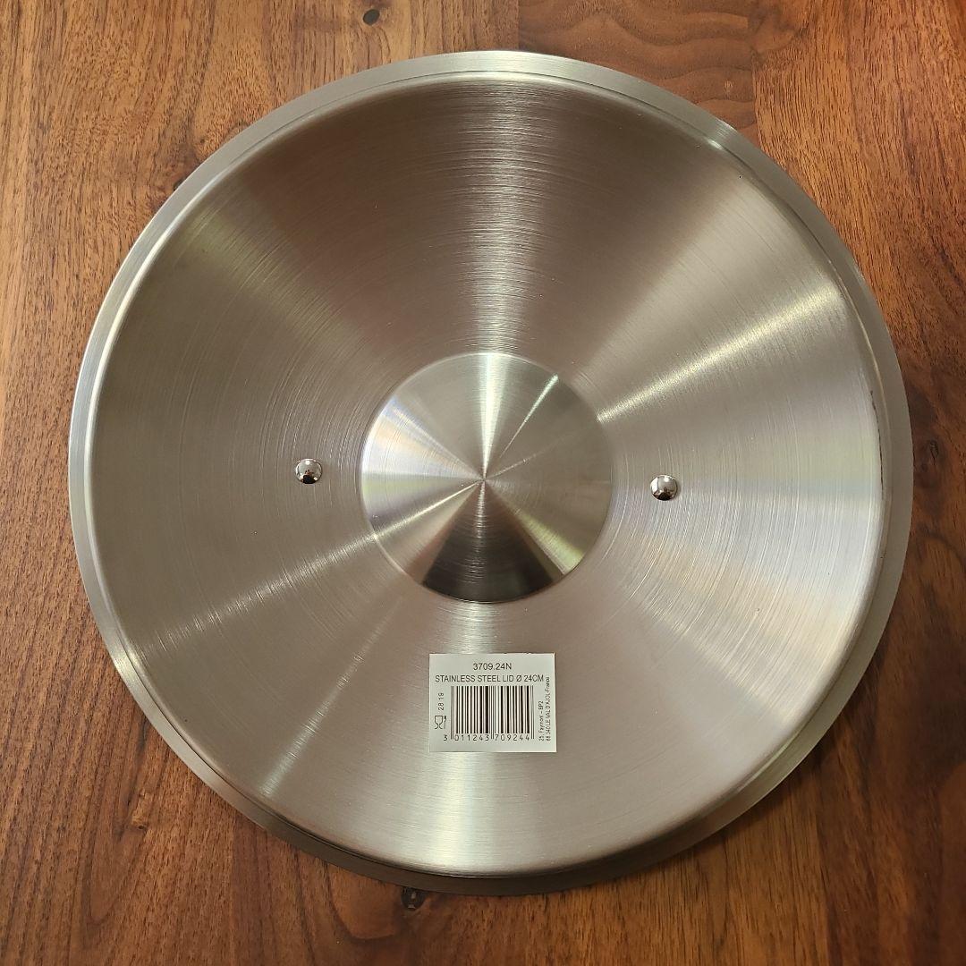 【ブラックフライデーセール】蓋付属de Buyer IH可24cm銅ソテーパン