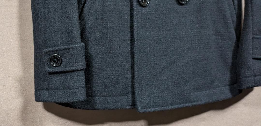 【価格変更済】BURBERRY BLACK LABEL ウールPコート Lサイズ