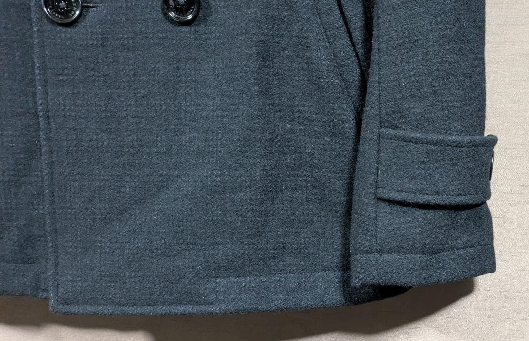 【価格変更済】BURBERRY BLACK LABEL ウールPコート Lサイズ