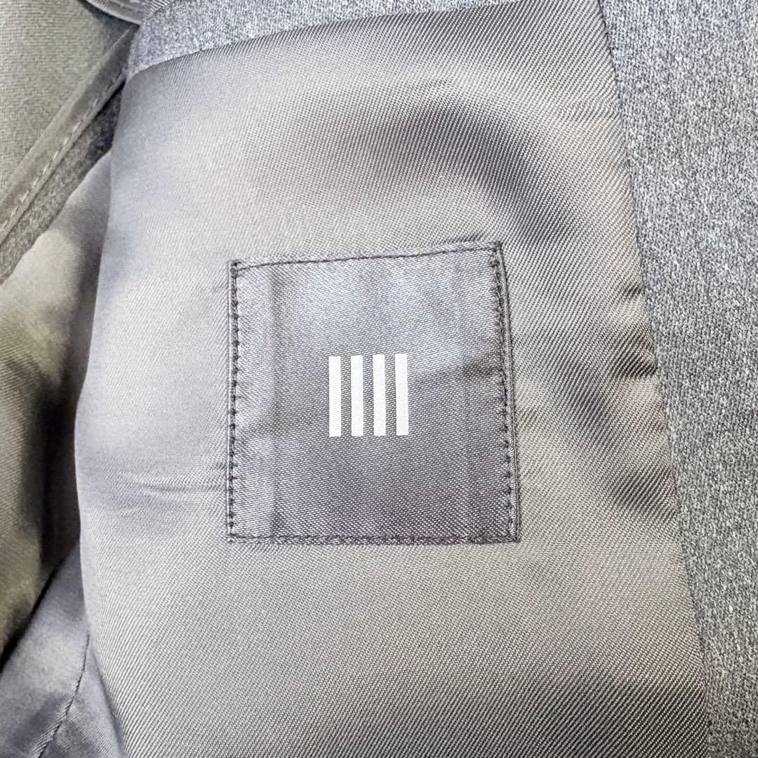 3ピース✨シルク混✨SUIT SELECT セットアップスーツ グレー Y5