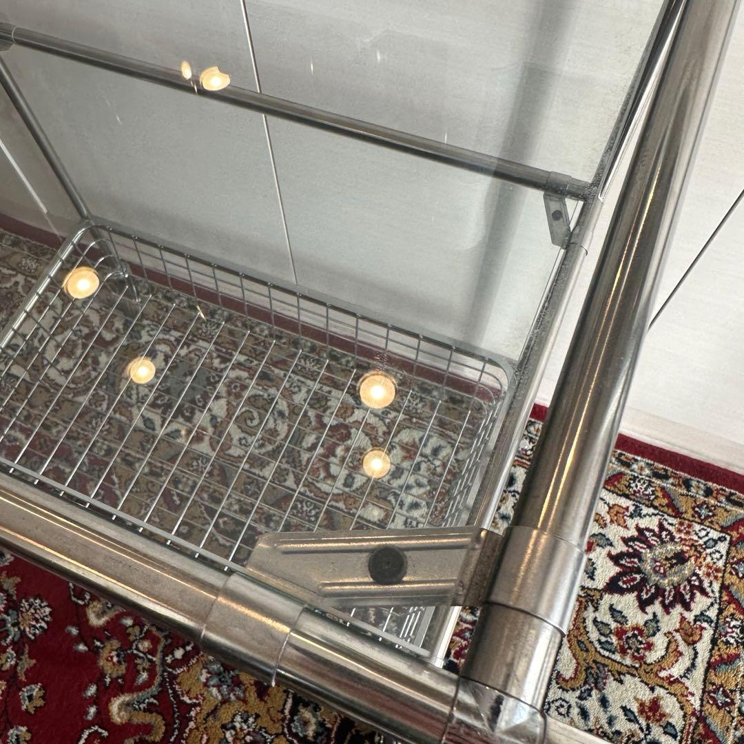 O'gre モジュール家具3段トロリー キッチン ワゴン カート ステンレス