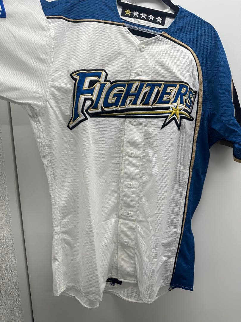 北海道日本ハムファイターズ　日ハム　柏原純一　ユニフォーム上下　本人着用