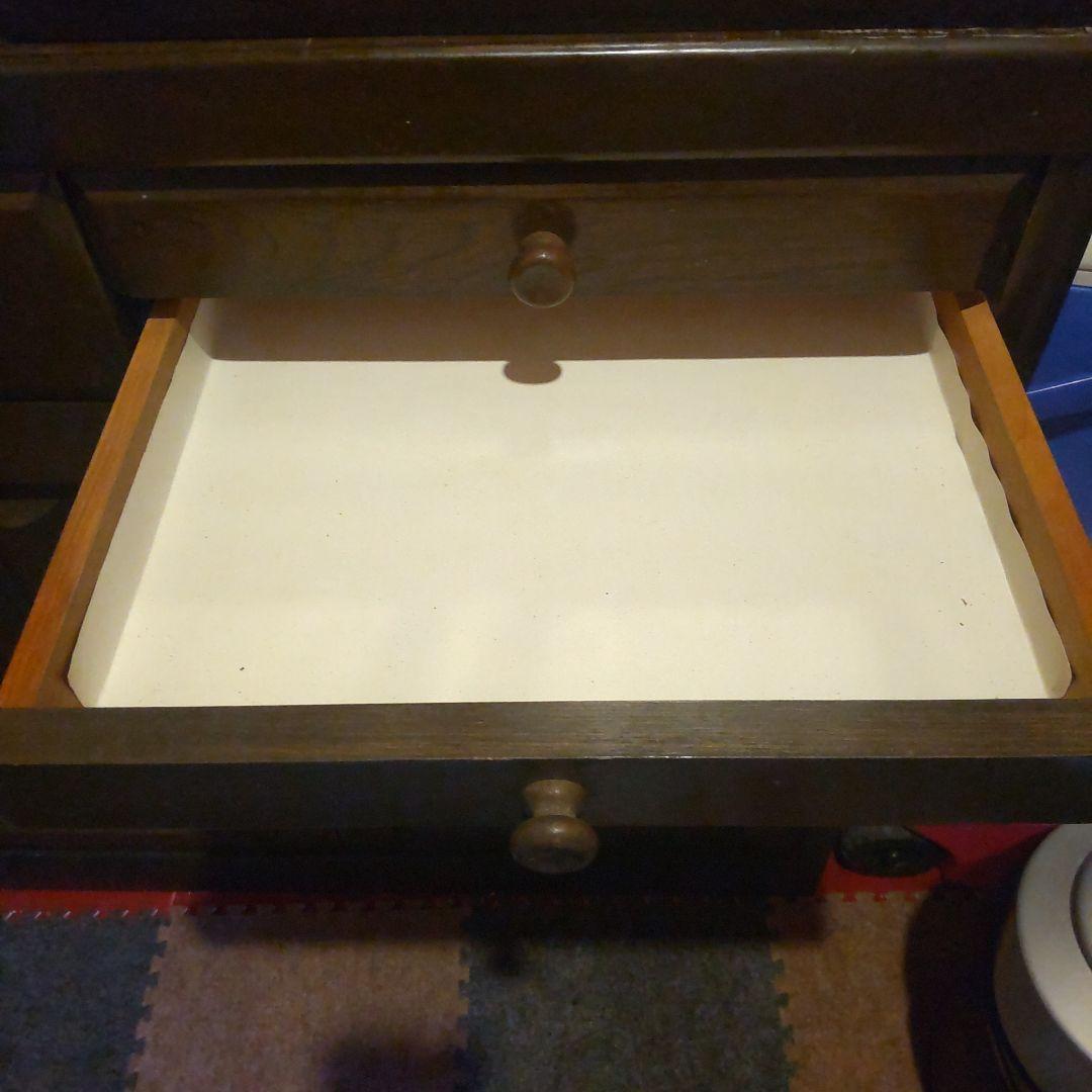 ブラウン食器棚（送料込みですよ！）