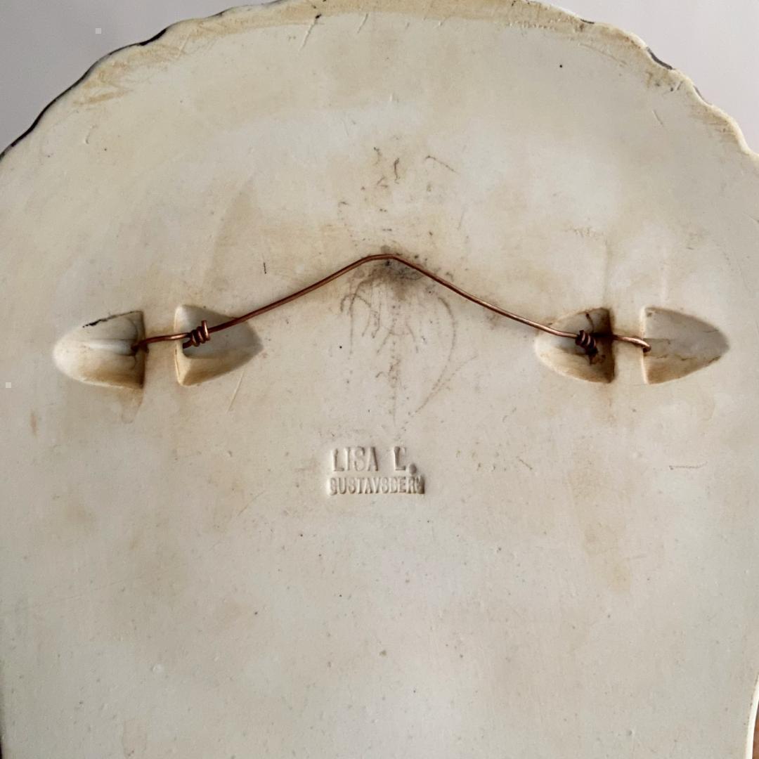 Lisa Larson リサラーソン 陶板 ひまわり SOLROS 北欧 置物