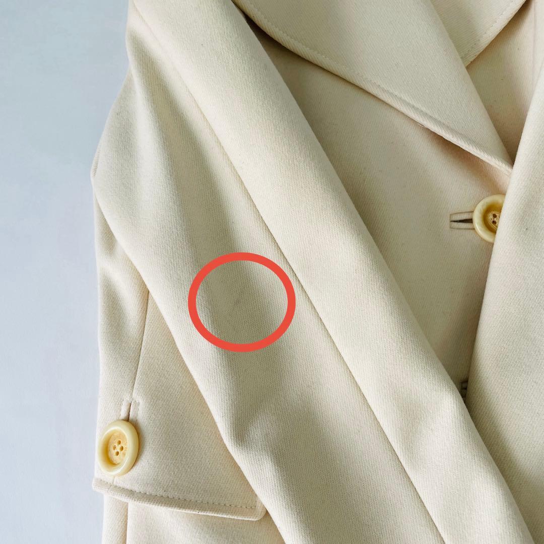 CELINE アイボリー ダブルブレストコート 38