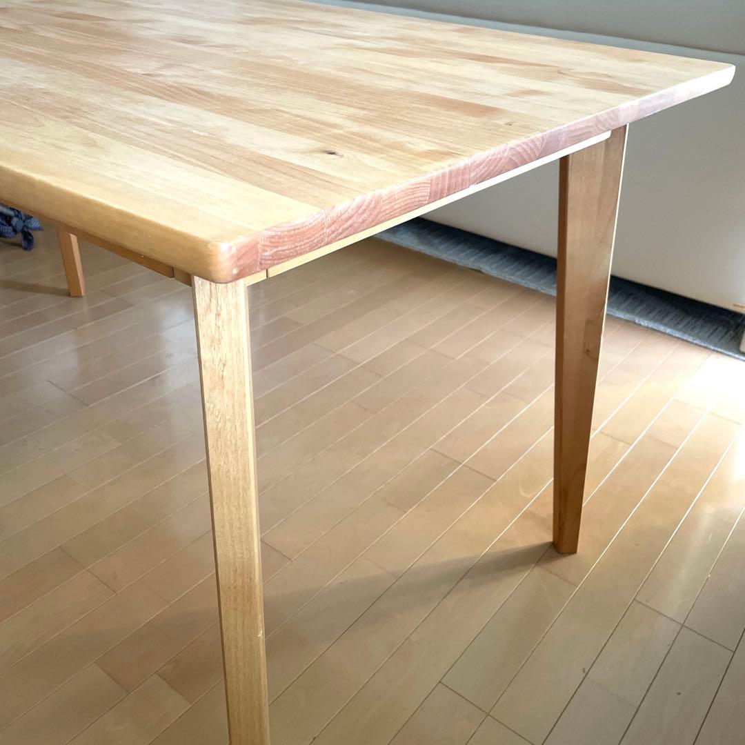 モモナチュラル ダイニングテーブル 美品 長方形