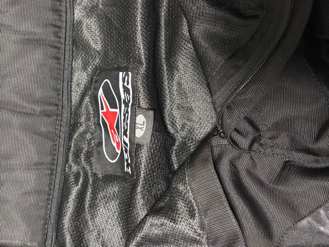 Alpinestars バイクパンツ 膝パッド付き 黒