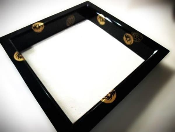 炉縁 鳳凰丸紋蒔絵炉縁「宗廣」加賀蒔絵師 鳳凰