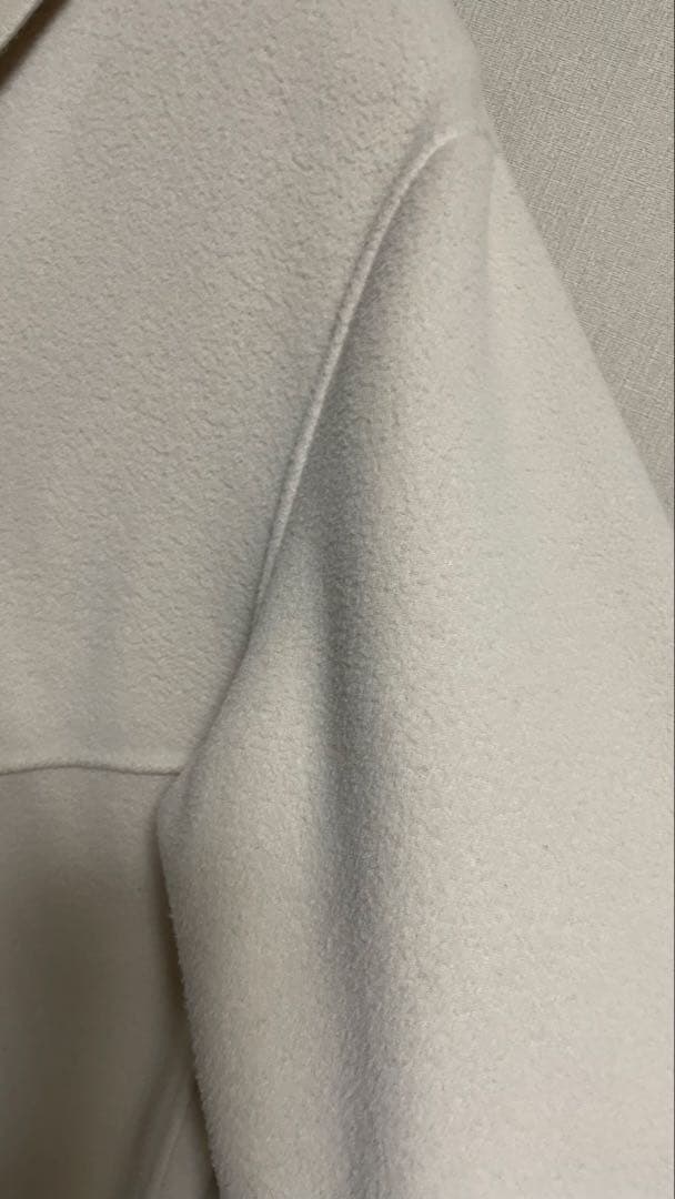 ★AURALEE ウールメルトンブルゾン オフホワイト　　size 0