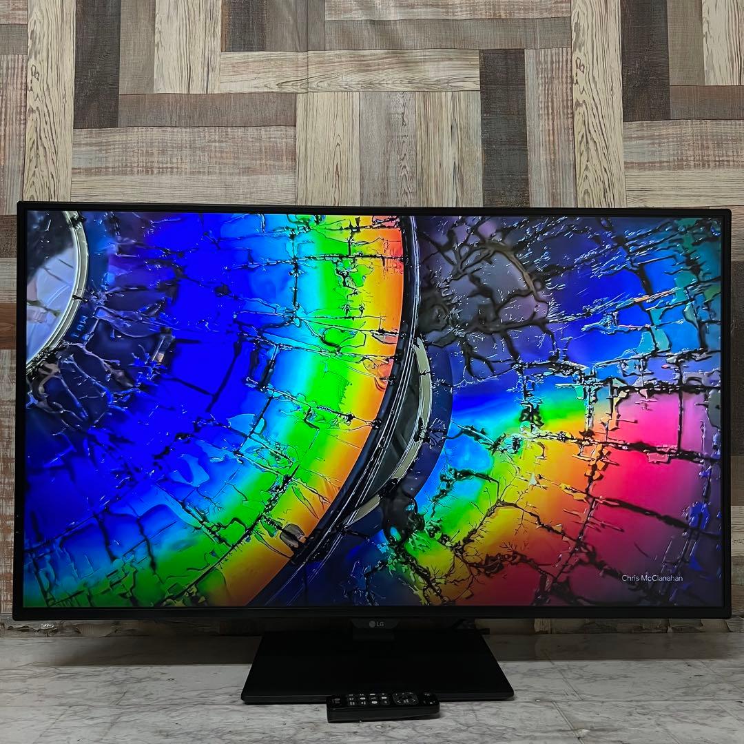 即日受渡❣️全国送料込LG43型4Kモニター 4画面ディスプレイゲームに最適