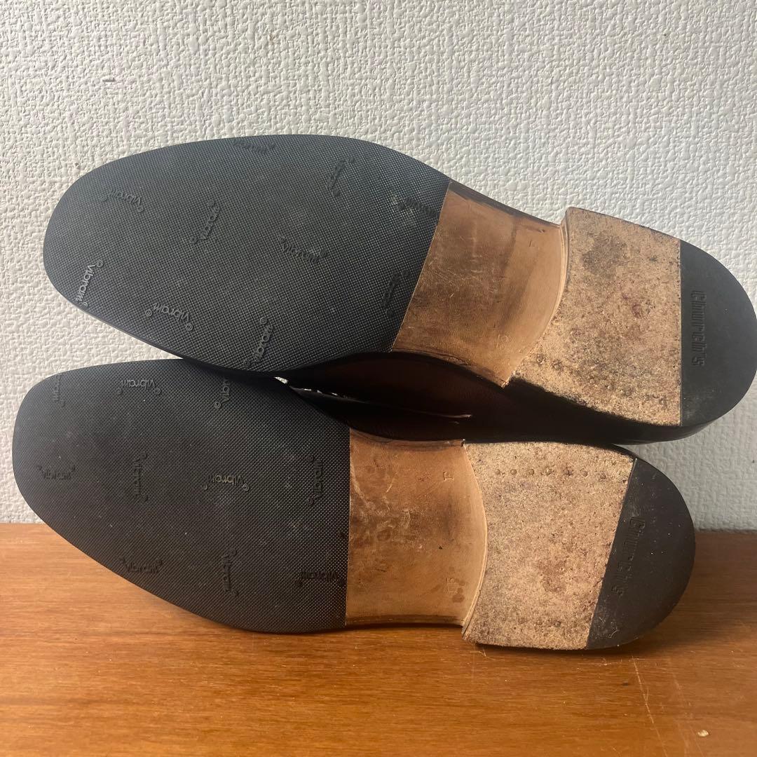 美品　貴重　旧チャーチ　キャピトルライン　ビンテージ　34ラスト　LOGAN