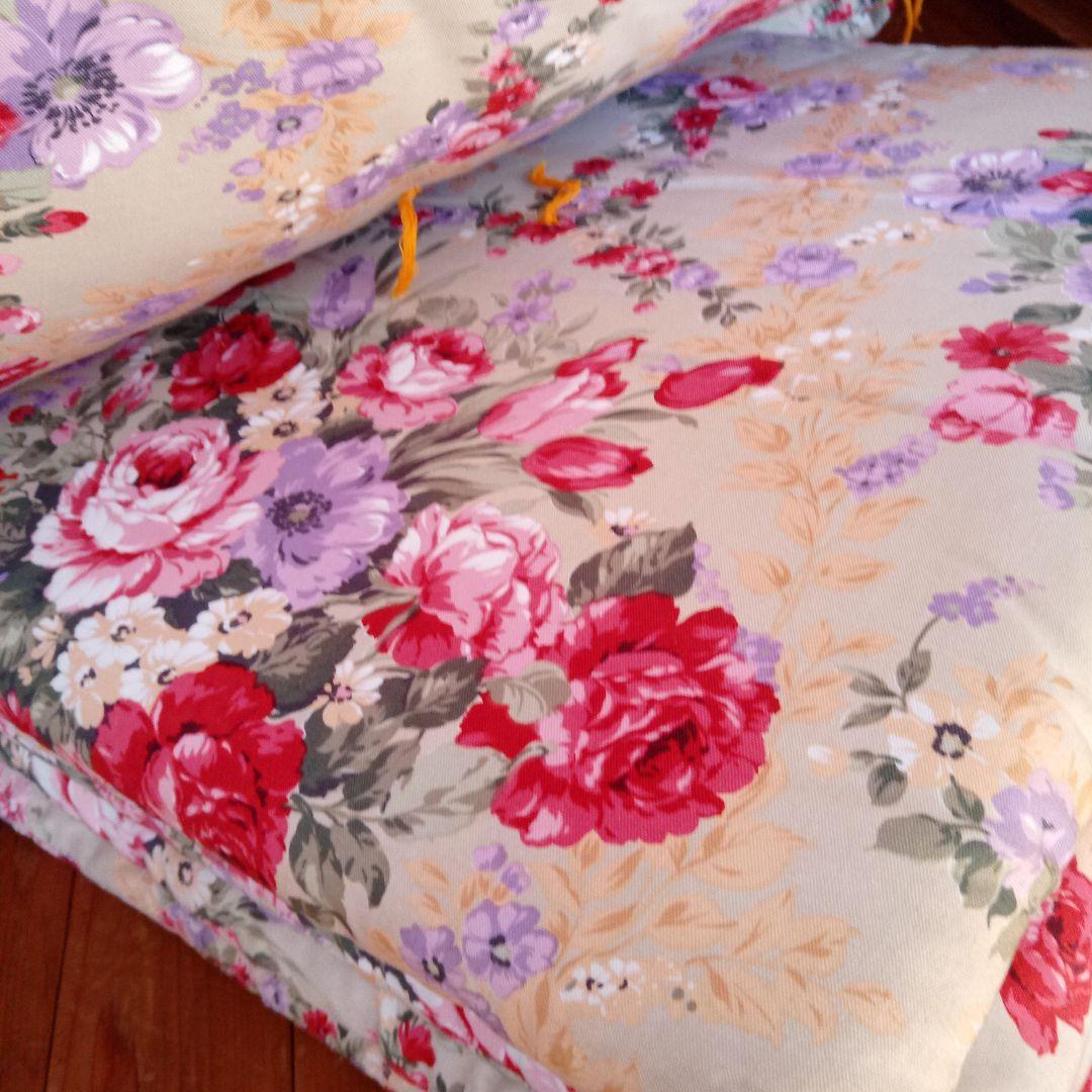 花柄座布団 10枚セット