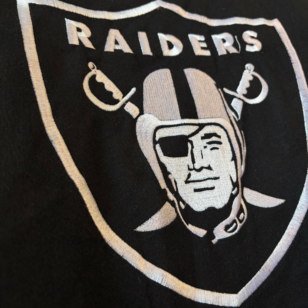 NFL RAIDERS エヌエフエル レイダース スタジャン M ブラック