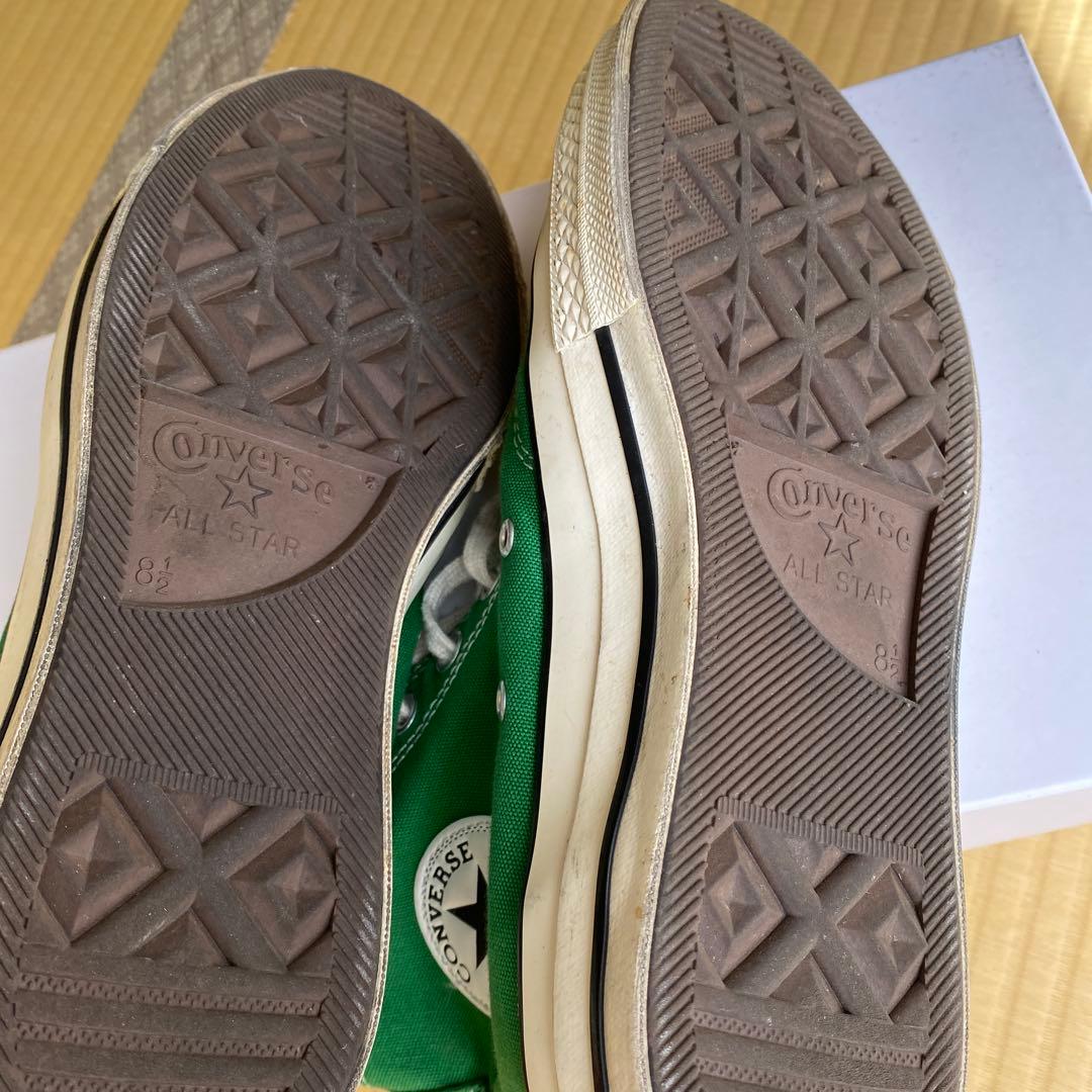 コンバースチャックテイラーCT70 コートグリーン ハイカット27.0