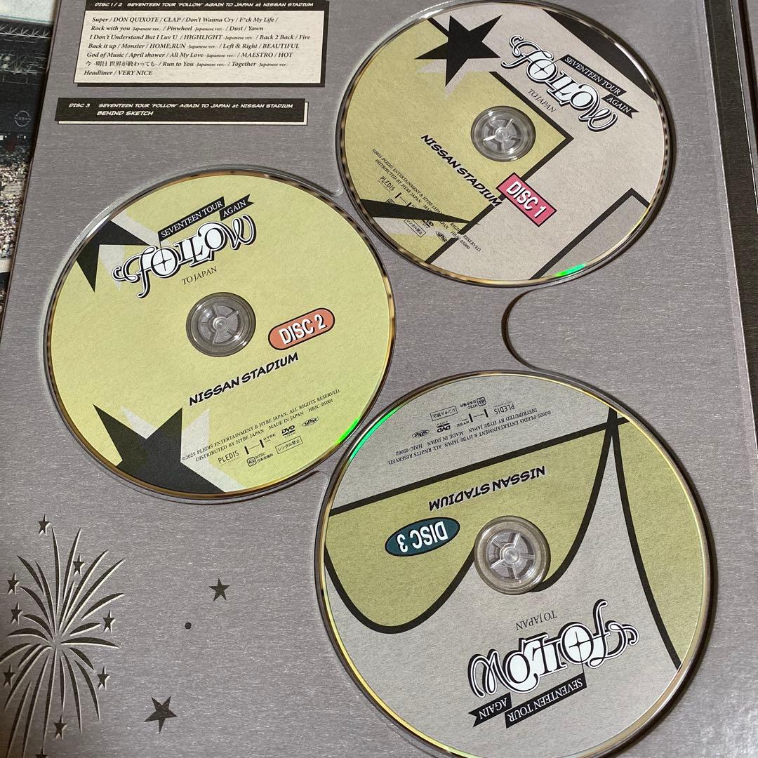 【トレカなし】SEVENTEEN TOUR FOLLOW AGAIN DVD