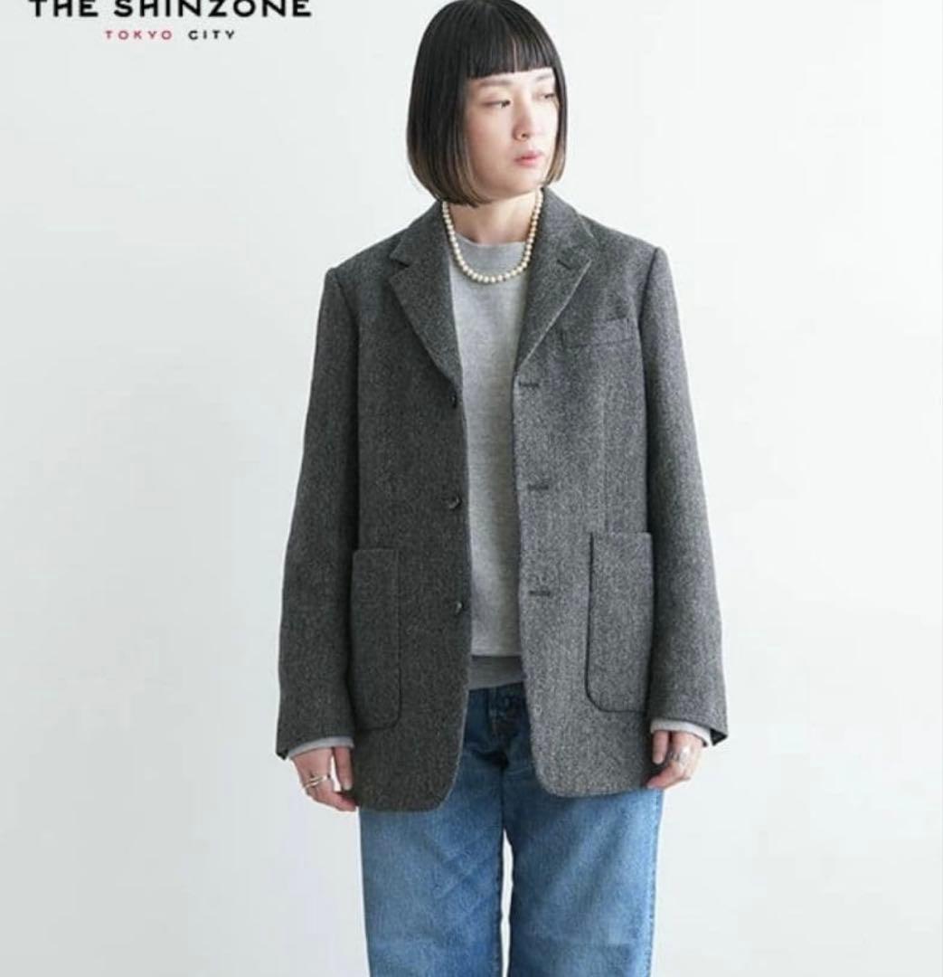【新品未使用】THE SHINZONE/シンゾーン ヘリンボーンジャケット36