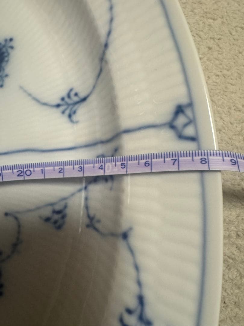 ロイヤルコペンハーゲン ブルーフルーテッドプレイン オーバルディッシュ