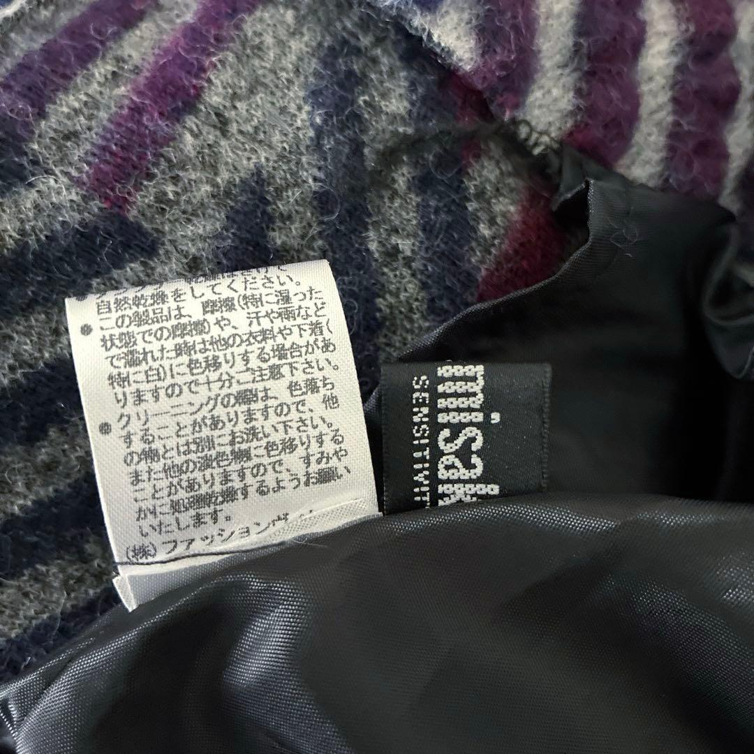 美品 近年✨イタリア製 コイビトミサキ 立体デザイン ウール ロング コート