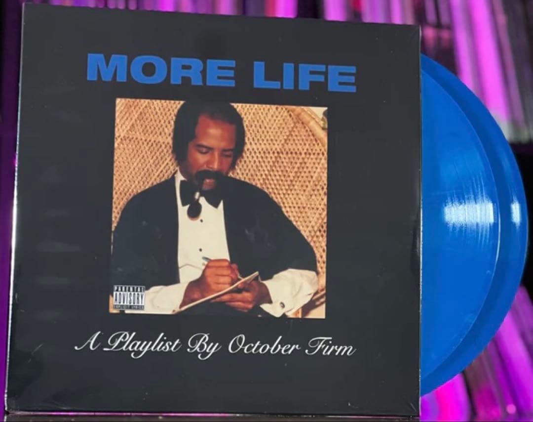 ブルーバイナル Drake More Life レコード 2LP