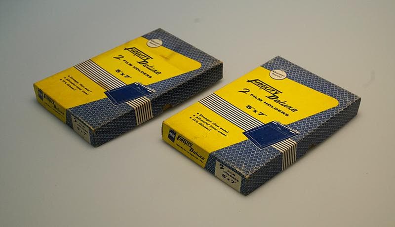 FIDELITY Deluxe　5x7 大判カメラ用フィルムホルダー 5枚セット