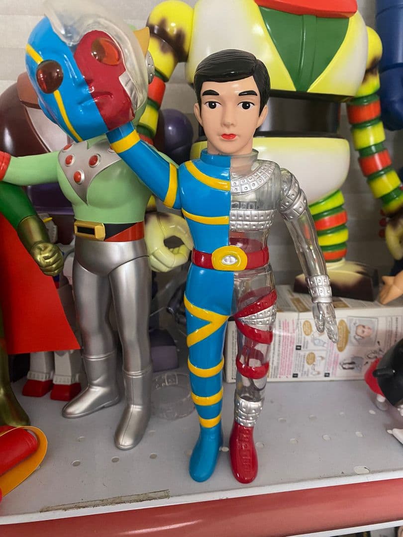 人造人間・キカイダー ソフビ人形 25cm 透明版