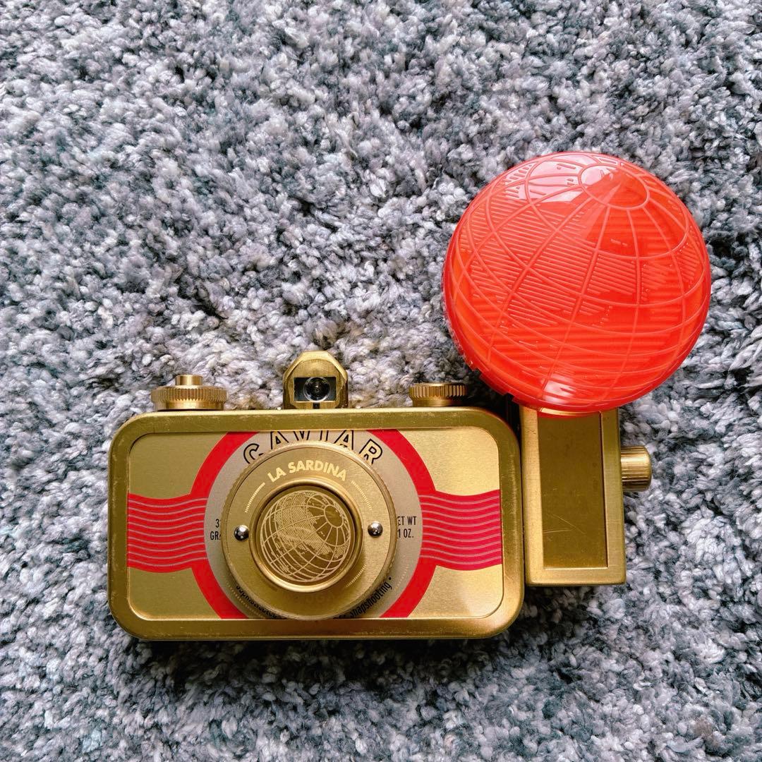 ロモグラフィー　ベルーガ　オイルサーディン缶 メタル　真鍮製　35mmカメラ