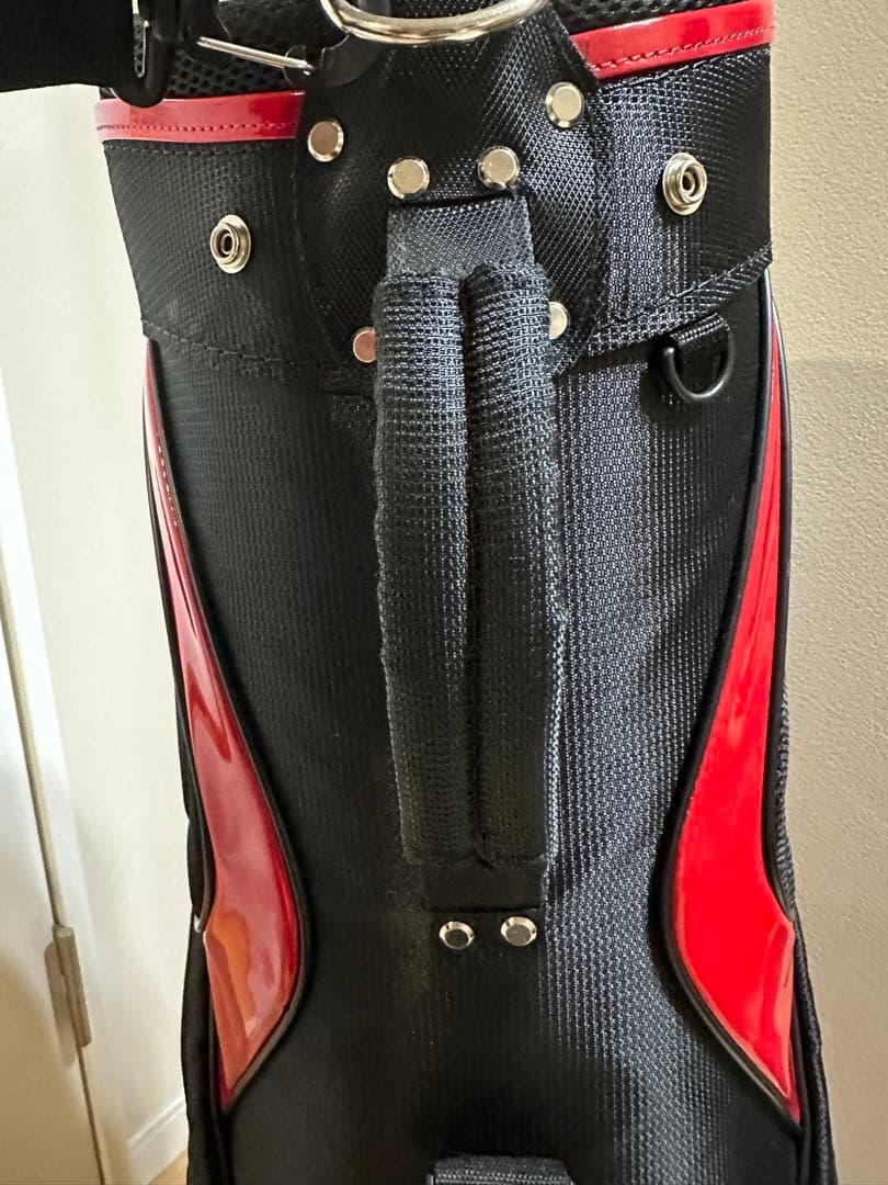 ブリヂストン TOUR B キャディバッグ 黒/赤 郵送用カバー付き