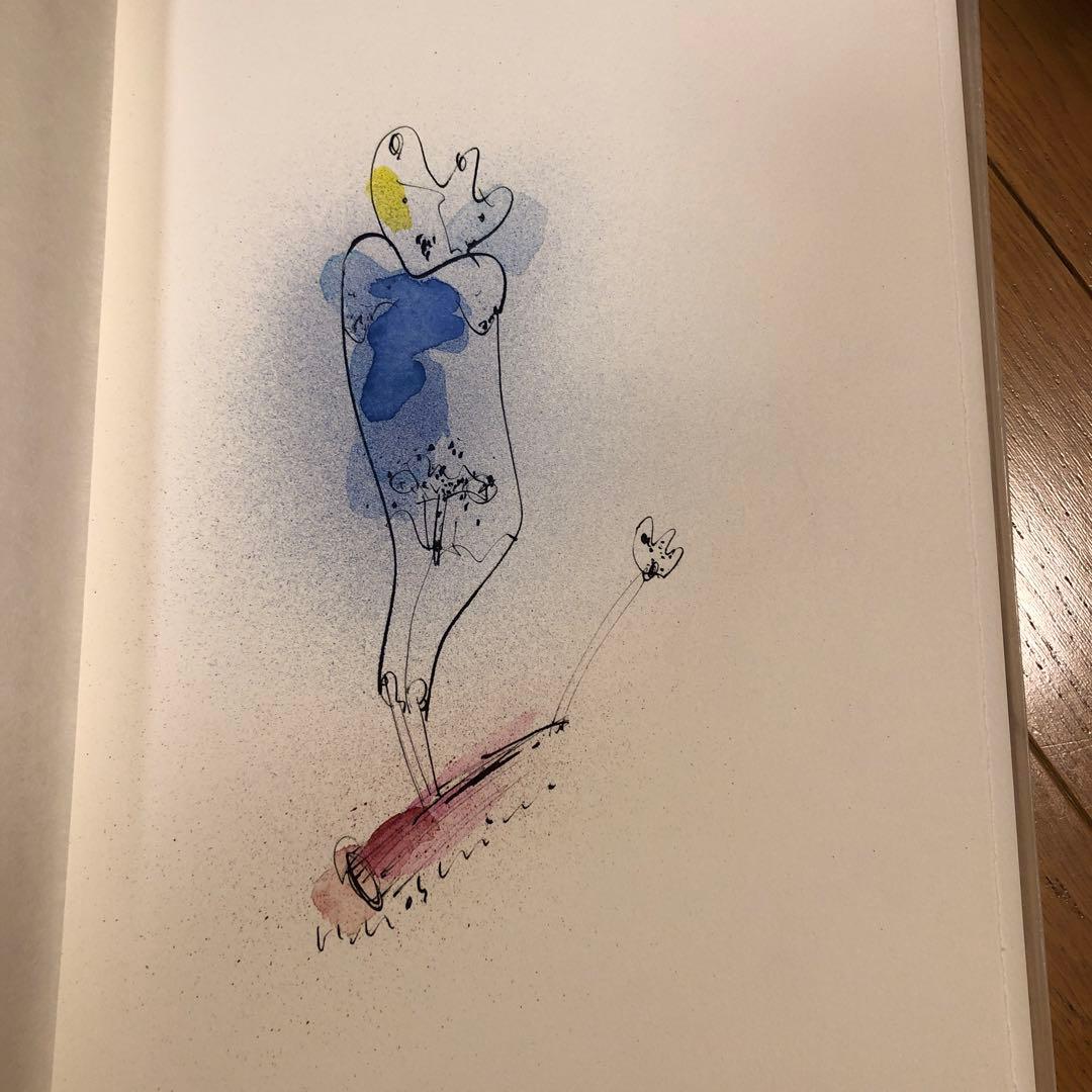 吉岡弘昭　　作品集　 銅版画1点、水彩画1点挿入