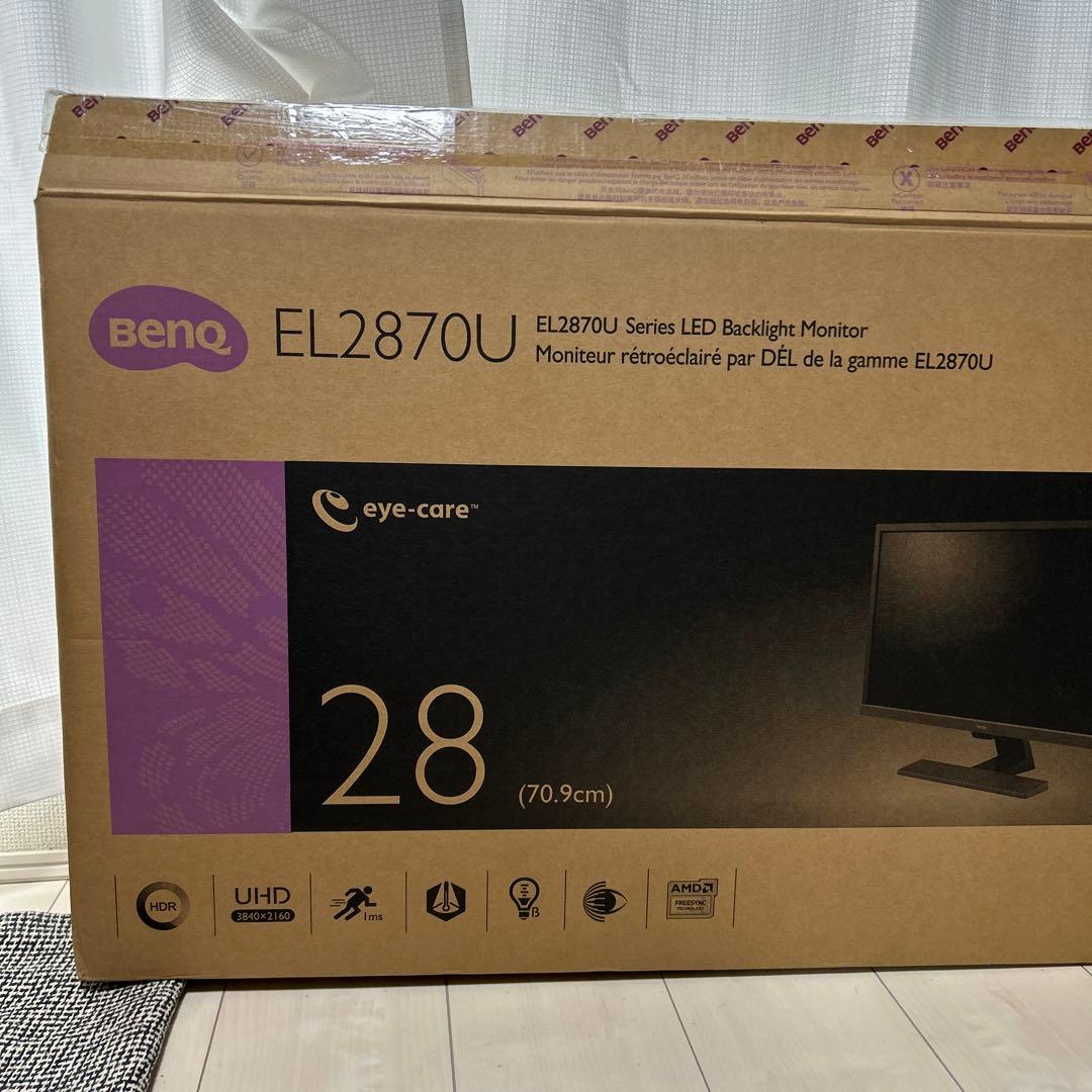 【箱あり】BenQ EL2870U 28インチ 4K ゲーミングモニター