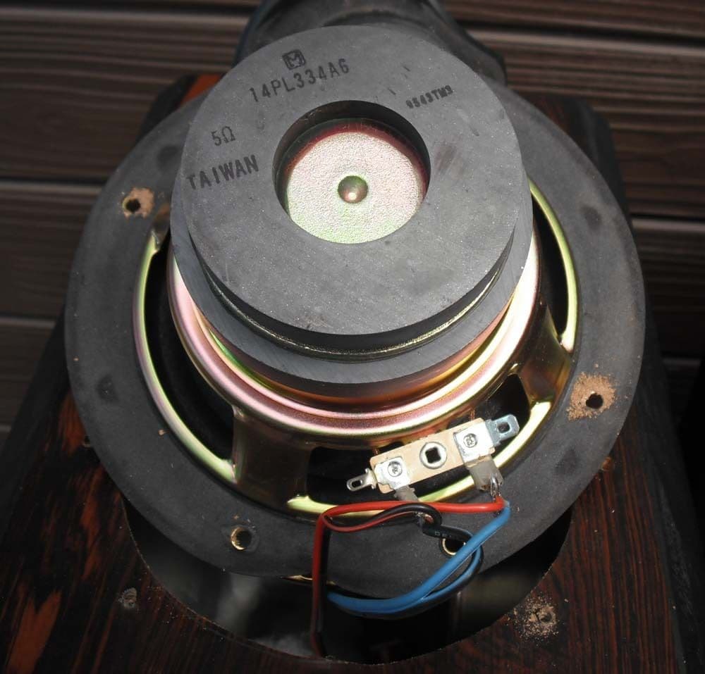 改造スピーカー ダブル ウーファ バナナプラグ対応