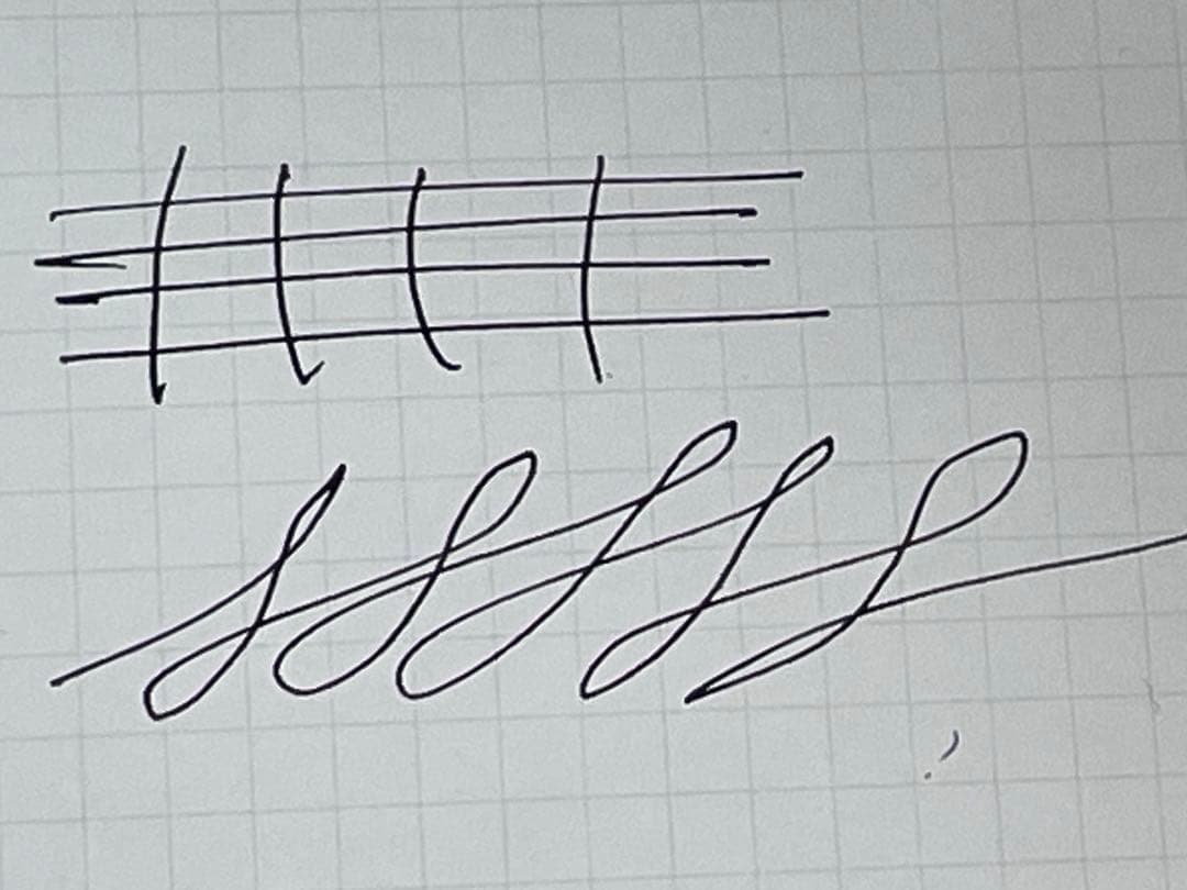 キャップレス万年筆　※鉄ペン　細字