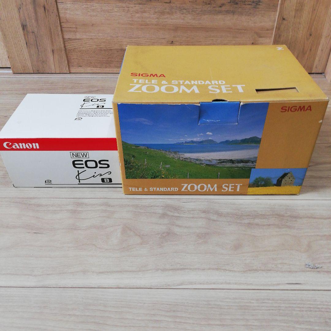 キャノンAE-1kiss BlACK　シグマズームレンズ2本