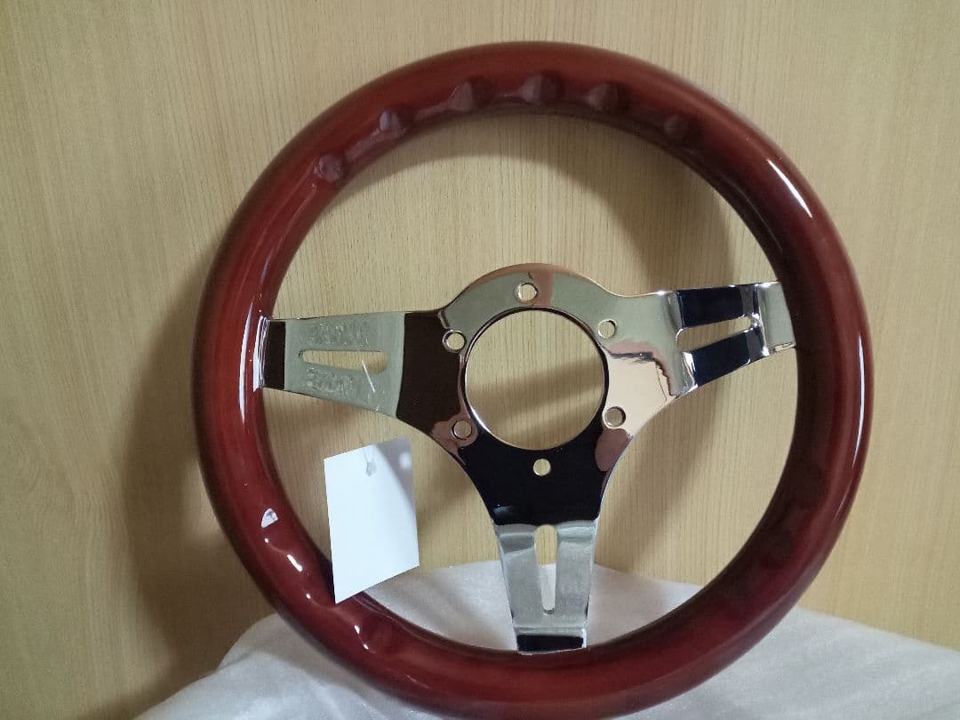 ウッドステアリング　290mm　小径　29cm 　旧車　　新品