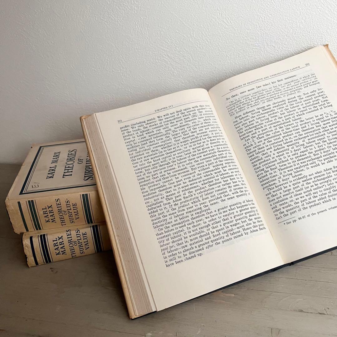 再値下げ❗️希少 カール・マルクス 剰余価値理論1〜3 3冊set ハードカバー
