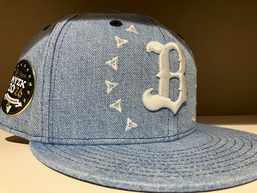 【限定・希少・新品未着用】オリックス 宮崎キャンプ キャップ2026 水色